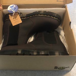 Never worn brown Dr. Martens boots!